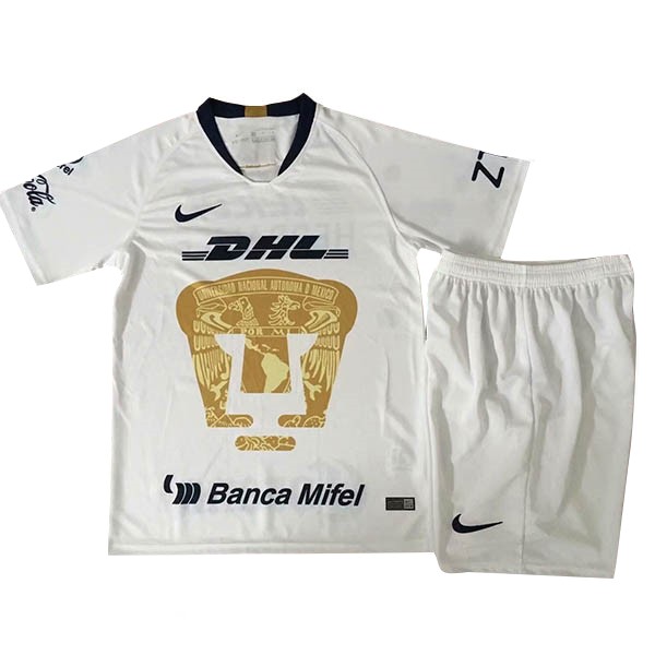 Camiseta UNAM Pumas Replica Primera Ropa Niños 2018/19 Blanco